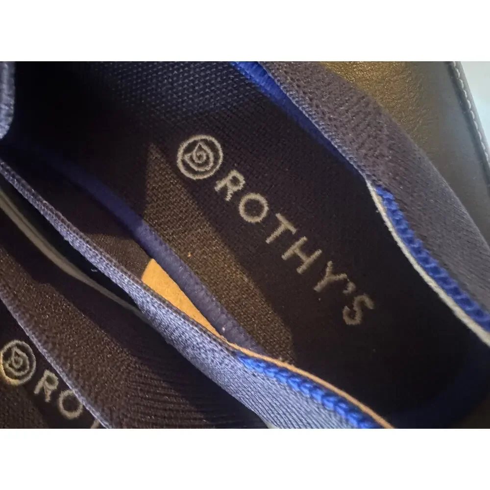 Rothy's The Original Slip On Women’s Sneakers Navy Size 8.5 (700